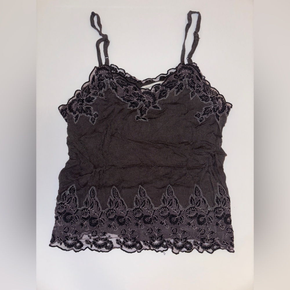 American Eagle Lace Trim Camisole Top